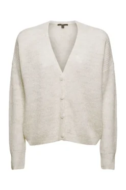 ESPRIT Cardigan aus Rippstrick mit Wolle/Alpaka 991EO1I310