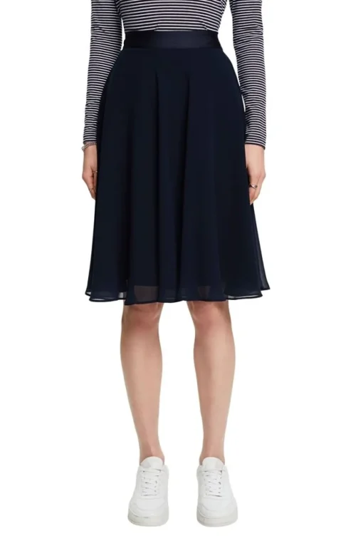 ESPRIT Collection Knielanger Chiffonrock S13 992EO1D301