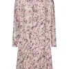 ESPRIT Gemustertes Minikleid aus Chiffon lila NOS 993EO1E304