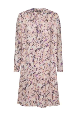 ESPRIT Gemustertes Minikleid aus Chiffon lila NOS 993EO1E304