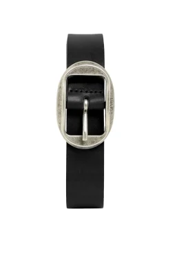 Esprit Gürtel Vintage-Schnalle, aus Leder braun, schwarz NOS 999EA1S804