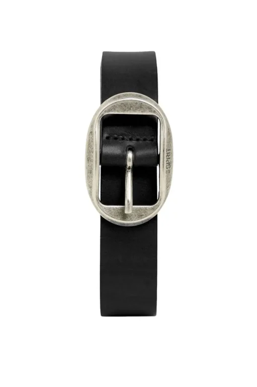 Esprit Gürtel Vintage-Schnalle, aus Leder braun, schwarz NOS 999EA1S804