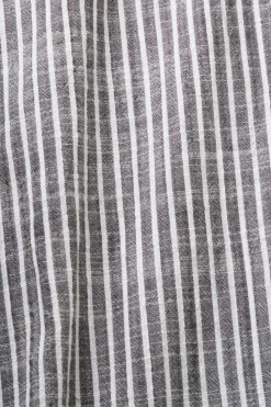 Esprit Hemdblusenkleid mit Gürtel, 100 % Baumwolle grau S23 063EE1E319