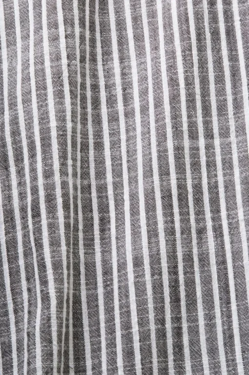 Esprit Hemdblusenkleid mit Gürtel, 100 % Baumwolle grau S23 063EE1E319
