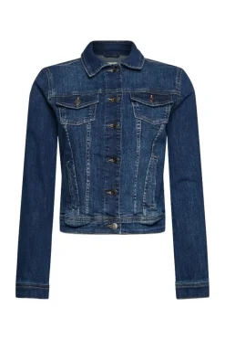 ESPRIT Jeansjacke Used- look blau S12  992EE1G301