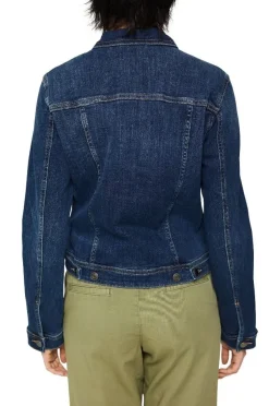 ESPRIT Jeansjacke Used- look blau S12  992EE1G301