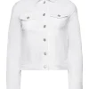 Esprit Jeansjacke weiß S23 053EE1G309