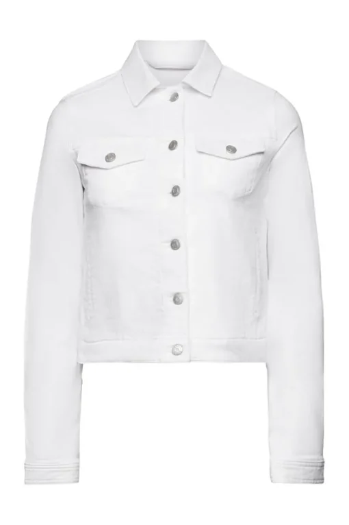 Esprit Jeansjacke weiß S23 053EE1G309