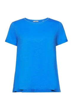 Esprit Klassisches Rundhals-T-Shirt blau, pink S23 053EE1K302