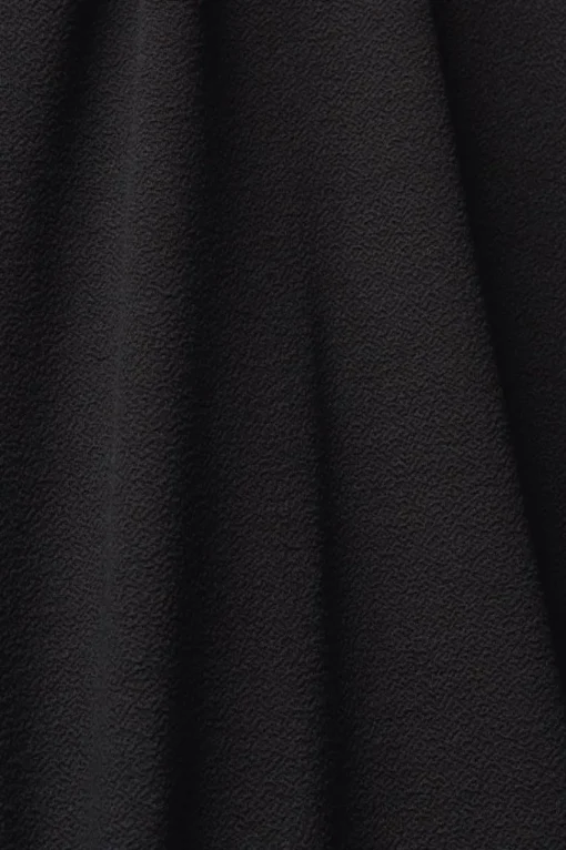 Esprit Midikleid mit V-Ausschnitt schwarz S23 112EE1E307