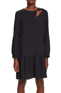 Esprit Minikleid mit Cut-out schwarz S23 102EE1E319