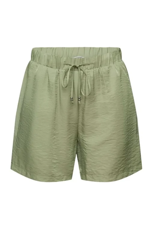 Esprit Pull-on-Shorts aus Satin grün S23 063EE1C303