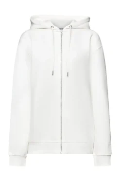 ESPRIT Recycelt: Oversize Hoodie Reißverschluss weiß, grau, schwarz S14 993EE1J310