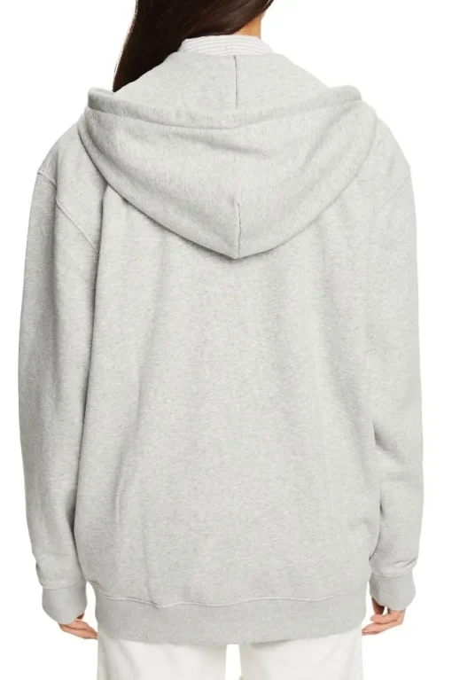 ESPRIT Recycelt: Oversize Hoodie Reißverschluss weiß, grau, schwarz S14 993EE1J310