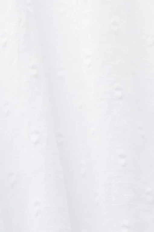 Esprit Ärmellose Bluse aus Swiss Dot, 100 % Baumwolle weiß S23 043EE1F306