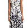 Esprit Satin Minikleid mit floralem Print S13 023EO1E340