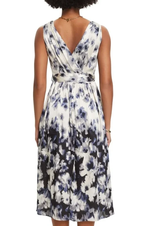 Esprit Satin Minikleid mit floralem Print S13 023EO1E340
