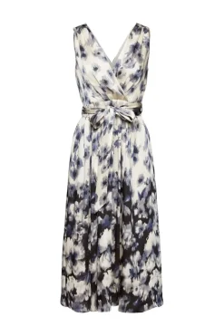Esprit Satin Minikleid mit floralem Print S13 023EO1E340