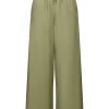 Esprit Satinhose mit weitem Bein grün S23 063EE1B304