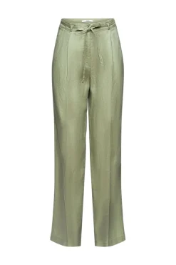 Esprit Weit geschnittene Leinenhose beige, grün, pink, schwarz S23 033EE1B345