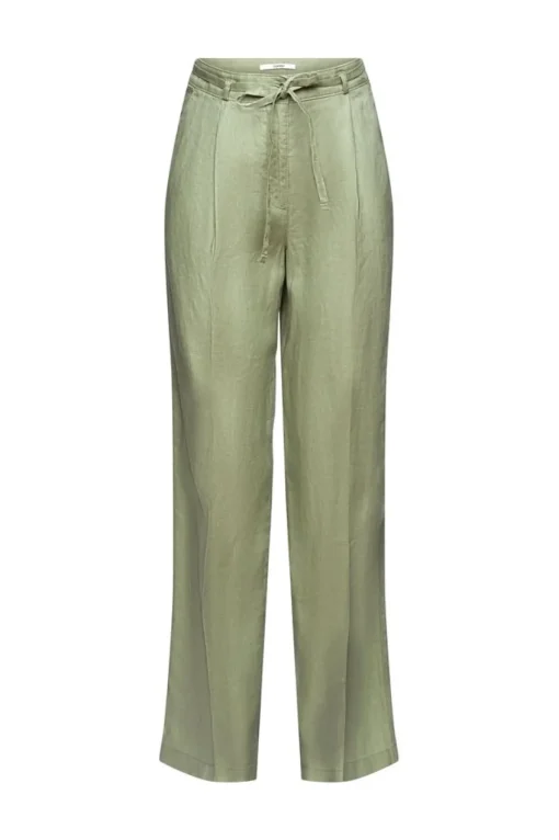 Esprit Weit geschnittene Leinenhose beige, grün, pink, schwarz S23 033EE1B345
