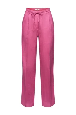 Esprit Weit geschnittene Leinenhose beige, grün, pink, schwarz S23 033EE1B345