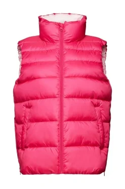 ESPRIT Weste thermoisolierende wasserabweisend weiß, pink S14 014EE1H301
