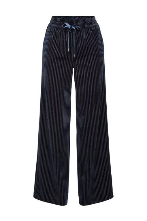 Esprit Wide-Fit-Jogger mit Streifen blau S23 122EE1B304