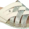 Fly Flot Hausschuh Hauspantolette grau kombi 391044