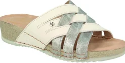 Fly Flot Hausschuh Hauspantolette grau kombi 391044
