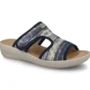 Fly Flot Hausschuh Pantoletette Textil blau S12 855414