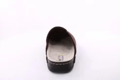 Fuß Bequem Herren Hausschuh Pantolette braun S23 602/01