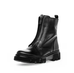 Gabor Biker Boots Leder Wechselfußbett schwarz S23 31.733.27