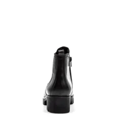 Gabor Chelsea Boots Leder Wechselfußbett derbe Sohle schwarz S23 31.710.27