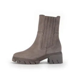 Gabor Chelsea Boots Rauleder Wechselfußbett Comfort- Mehrweite G grau S23 32.761.42