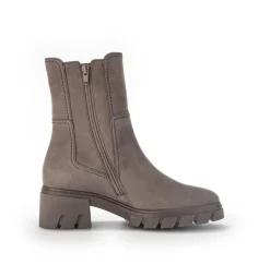 Gabor Chelsea Boots Rauleder Wechselfußbett Comfort- Mehrweite G grau S23 32.761.42