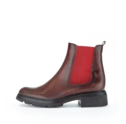 Gabor Chelsea-Boots Leder Wechselfußbett Reißverschluss braun S22 91.610.25