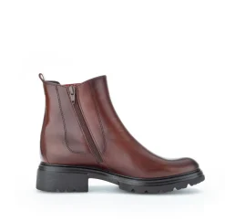 Gabor Chelsea-Boots Leder Wechselfußbett Reißverschluss braun S22 91.610.25