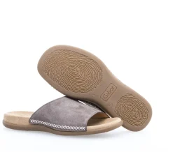 Gabor Damen Pantolette Rauleder grau S14 03.705.13