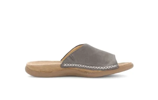 Gabor Damen Pantolette Rauleder grau S14 03.705.13