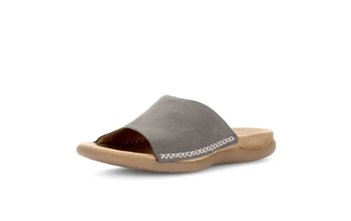 Gabor Damen Pantolette Rauleder grau S14 03.705.13