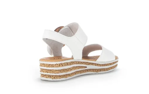 Gabor Damen Plateau Sandale Leder weiß S14 44.550.20