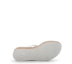 Gabor Damen Plateau Sandale Leder weiß S14 44.550.20