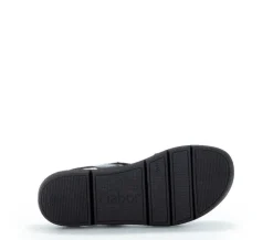 Gabor Plateau Sandale Leder schwarz S12  84.603.27