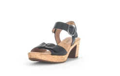 Gabor Plateau Sandale schwarz S13 24.764.27