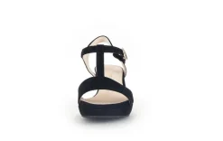 Gabor Riemchensandale Rauleder COMFORT-Mehrweite G schwarz S14  42.391.47