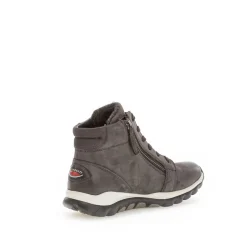 Gabor rollingsoft Schnürstiefelette Rauleder Wechselfußbett grau S23 36.868.39