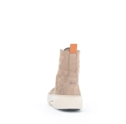Gabor rollingsoft Schnürstiefelette Rauleder Wechselfußbett beige S22 96.805.44