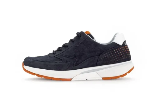 Gabor rollingsoft Sneaker Rauleder Wechselfußbett blau S14  9.876.36
