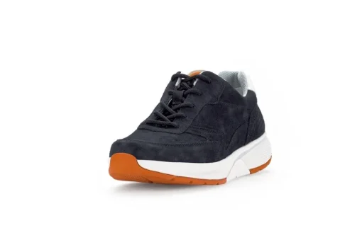 Gabor rollingsoft Sneaker Rauleder Wechselfußbett blau S14  9.876.36